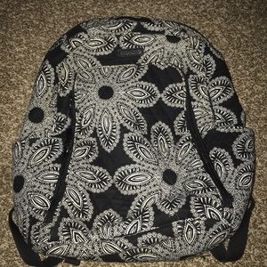 Vera Bradley Blanco Bouquet Small Campus Backpack